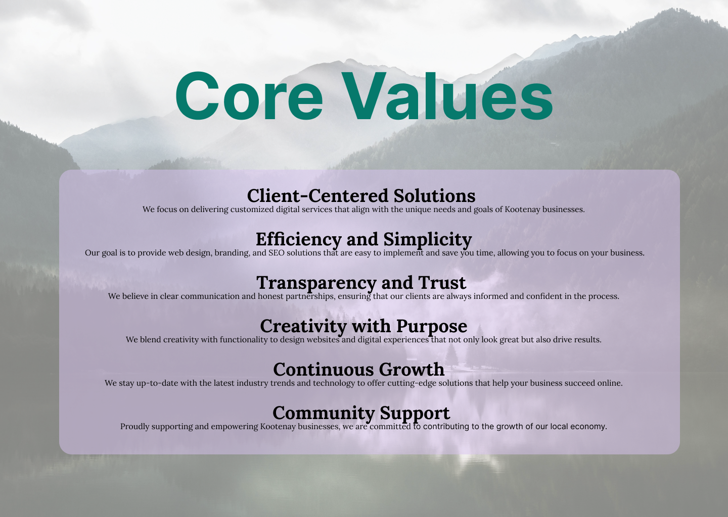 Core Values